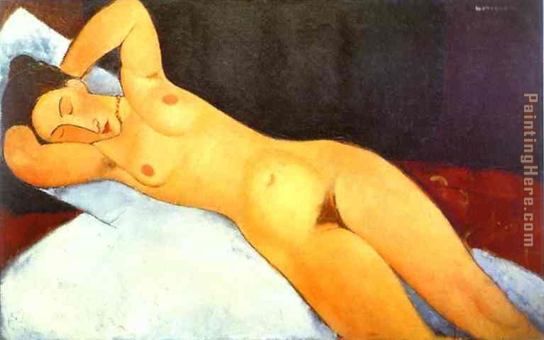 Amedeo Modigliani Nude with a Necklace
